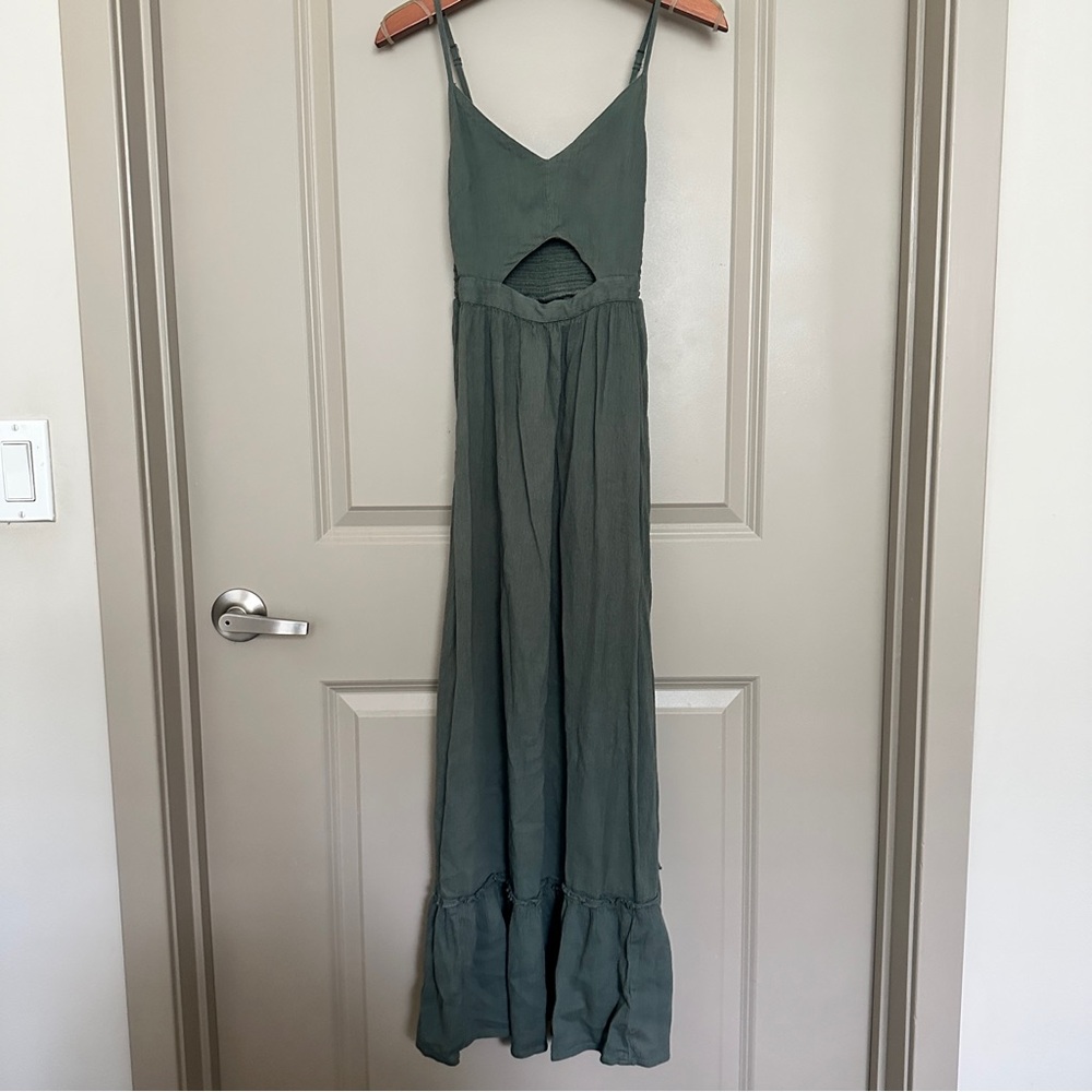 Aerie Cut-Out Maxi Dress XXS
